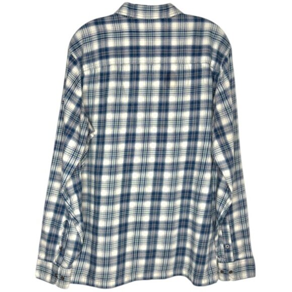 Kuhl DILLINGR™ Plaid Flannel Shirt Outdoor Workwear - Olive/Sage/Grey - L - Picture 4 of 9